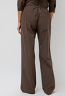 Amomento Stripe Banding Pants in Brown