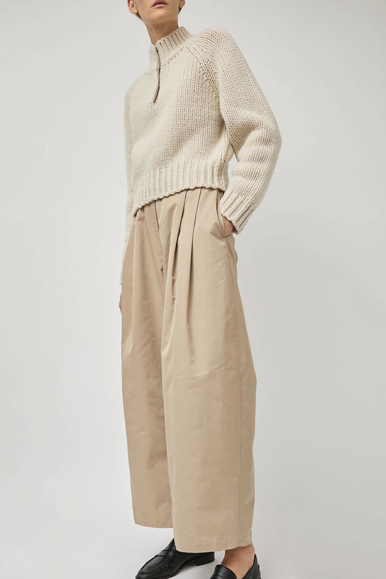Amomento Two Tuck Balloon Pants in Beige – No.6 Store