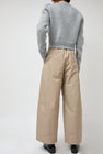 Amomento Two Tuck Balloon Pants in Beige