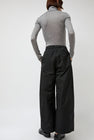 Amomento Two Tuck Balloon Pants in Black