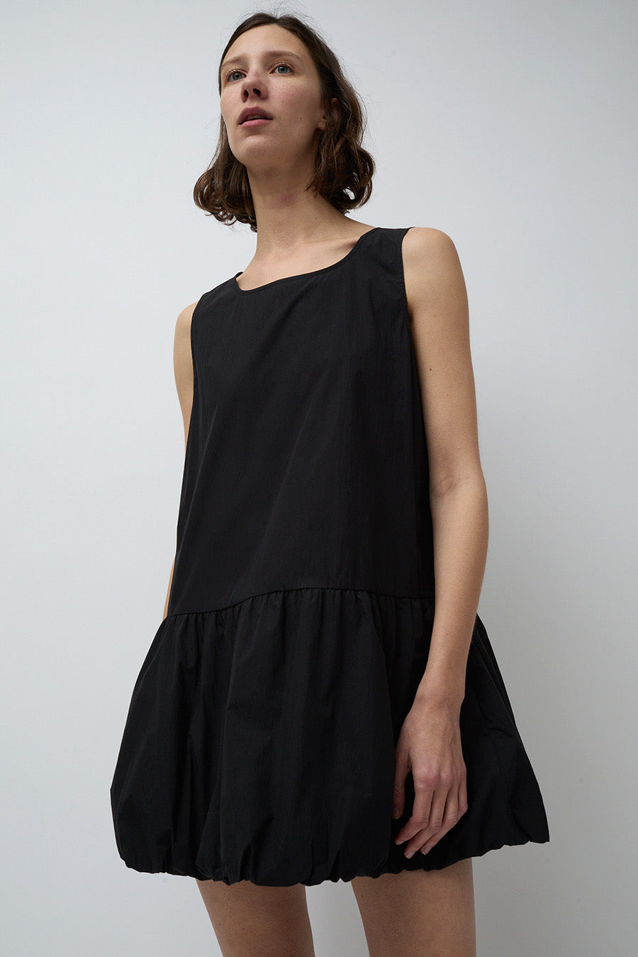 Amomento Volume Mini Dress in Black
