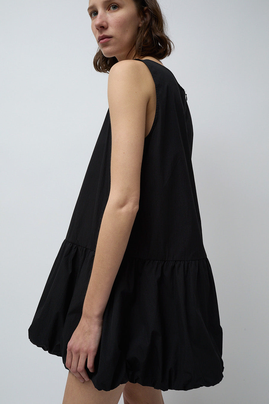 Amomento Volume Mini Dress in Black