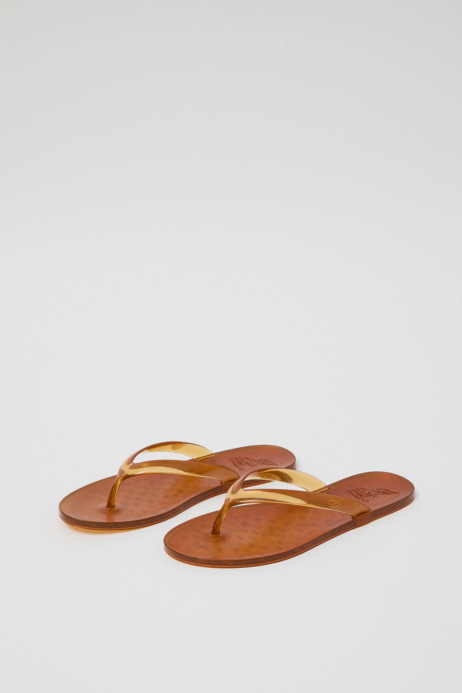 Ancient Greek Sandals Jelly Flip Flop in Caramel