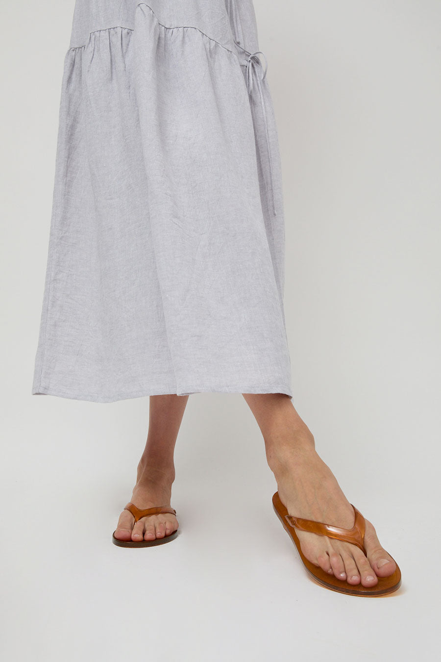 Ancient Greek Sandals Jelly Flip Flop in Caramel