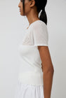 Anggae Asymmetrical Tube Top in Ivory