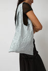 Anggae Gelato Wrinkle Fabric Bag in Silver