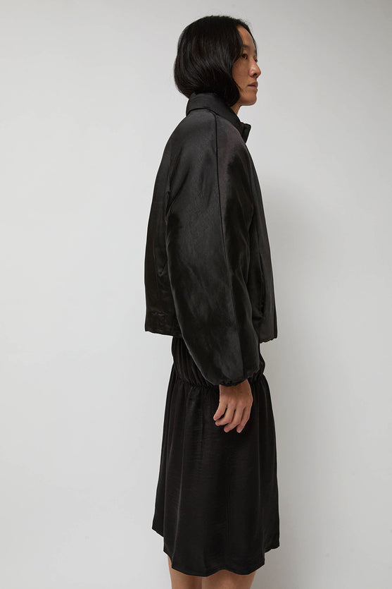 Anggae Satin Reversible Outer in Black