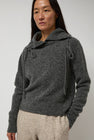 Anggae Two Way String Neck Pullover in Grey