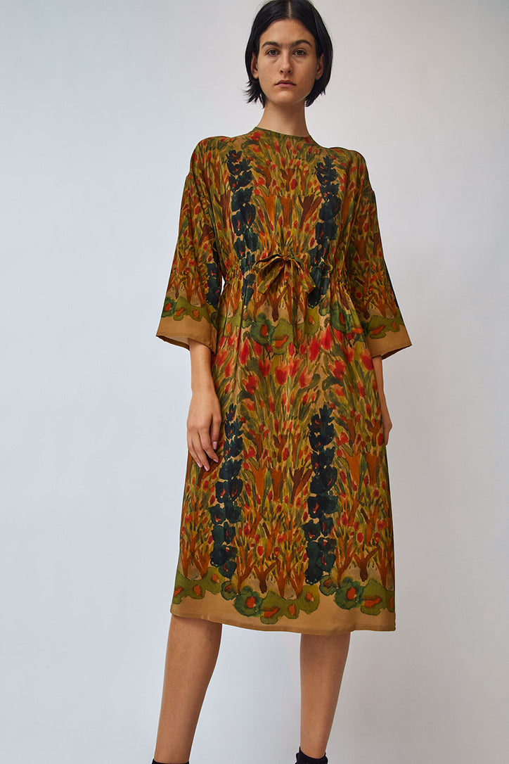 Anntian Simple Dress in Flower Beds