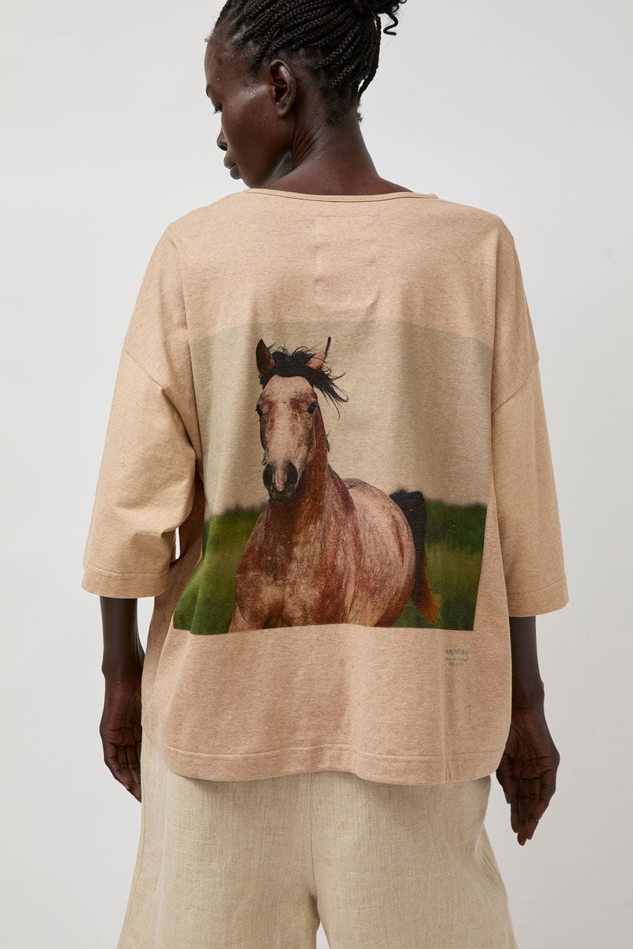 Anntian T-Shirt in Horse Print