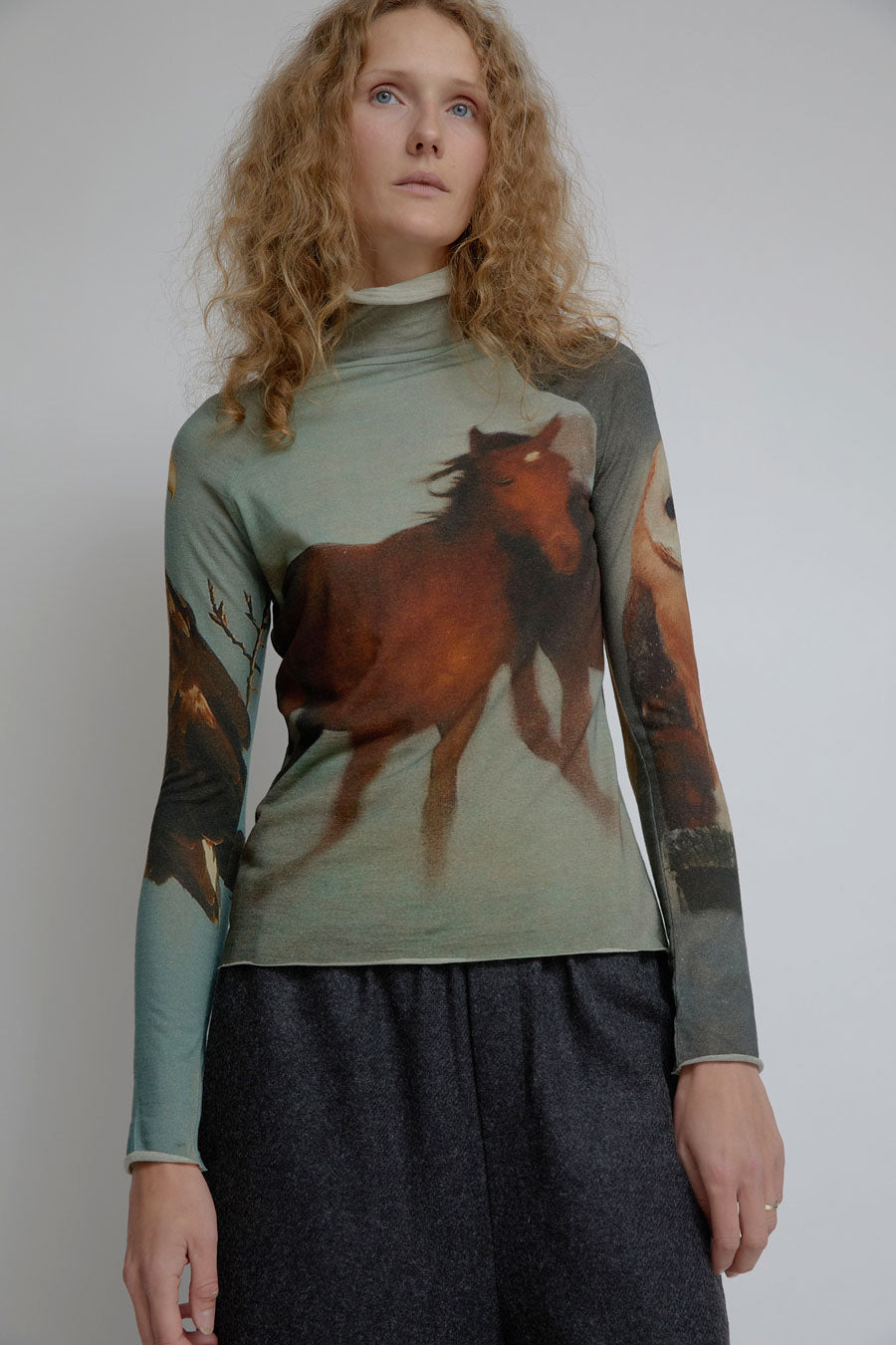 Anntian Turtleneck in Print H