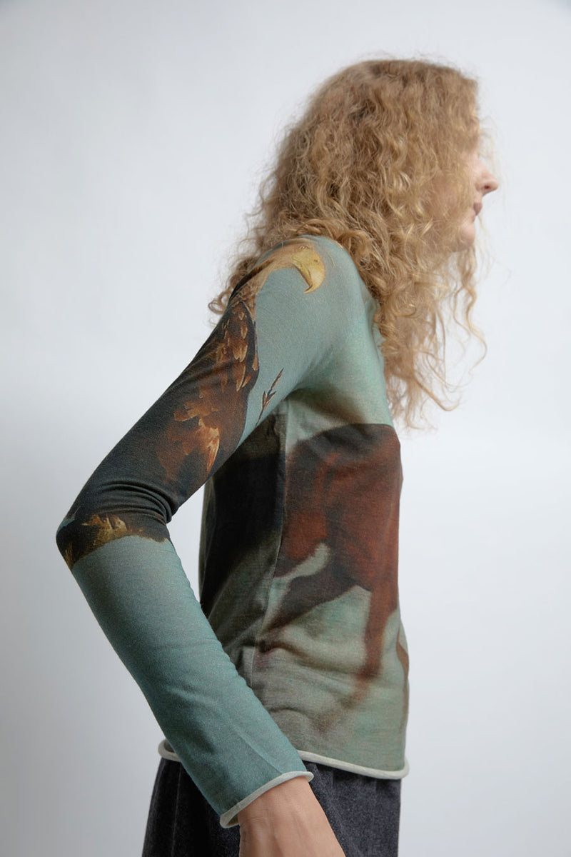 Anntian Turtleneck in Print H