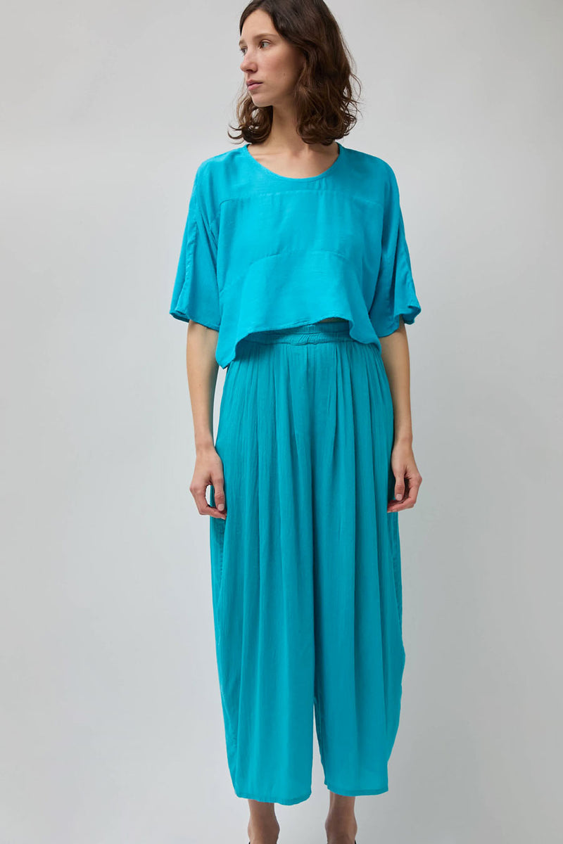 Anntian Wide Pant in Garment Dye Swimming Pool
