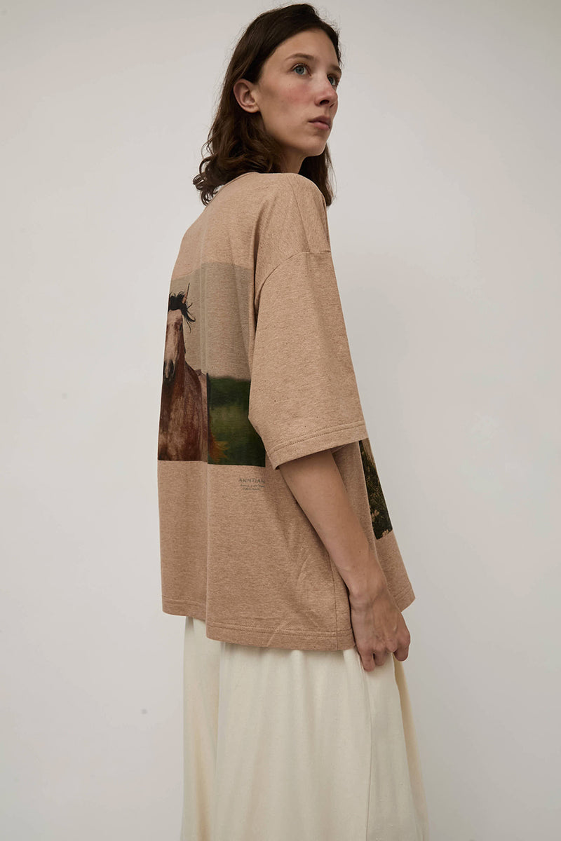 Anntian T-Shirt in Horse Print