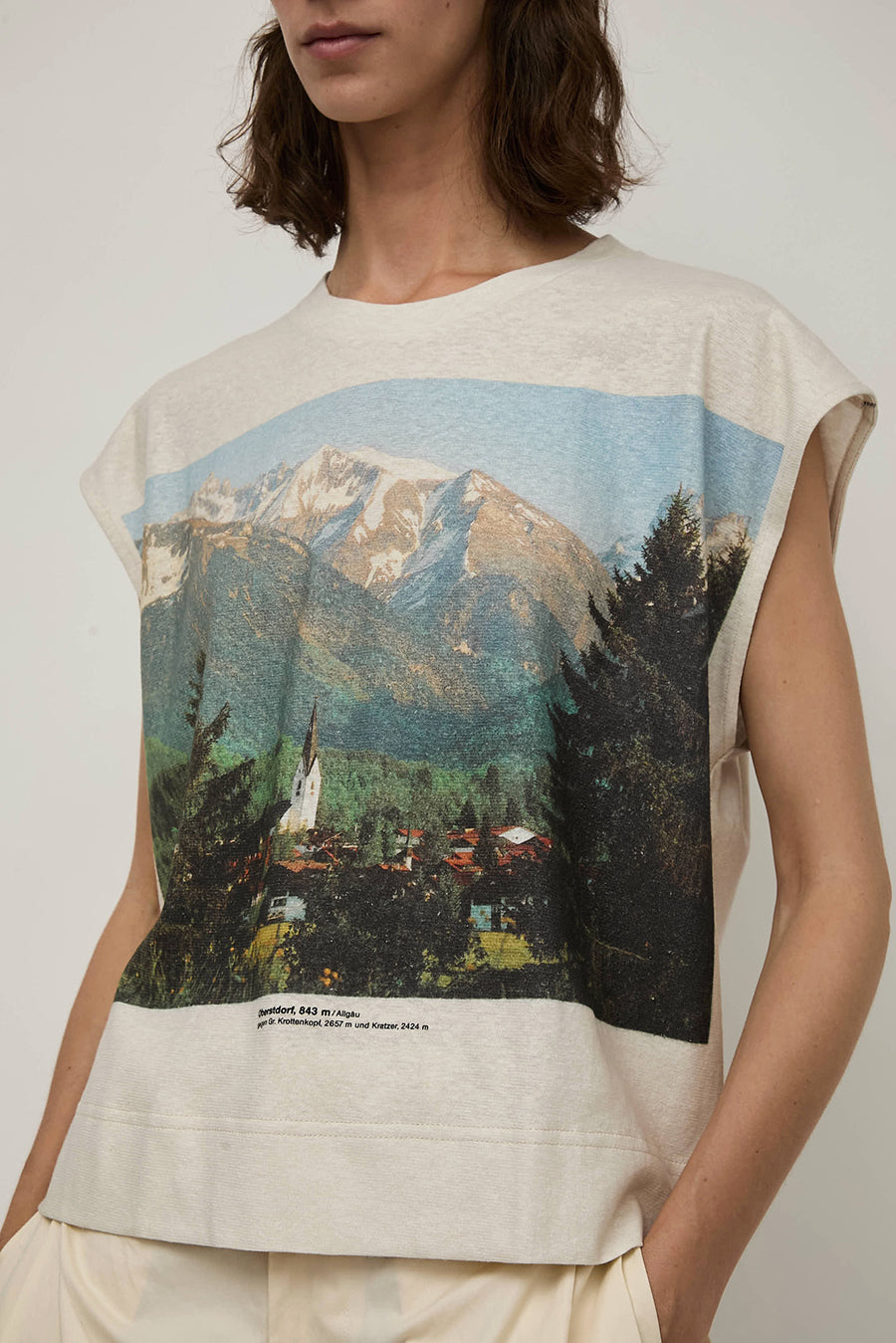 Anntian Tank Top in Print Postcards