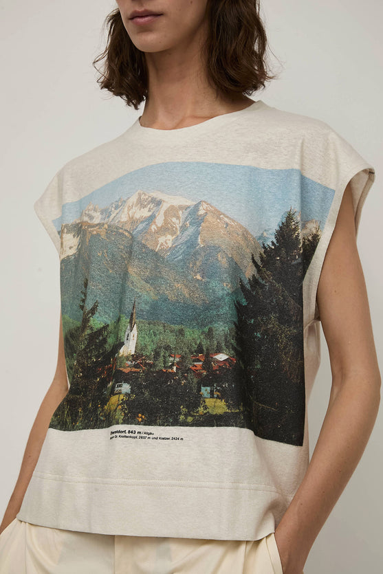 Anntian Tank Top in Print Postcards