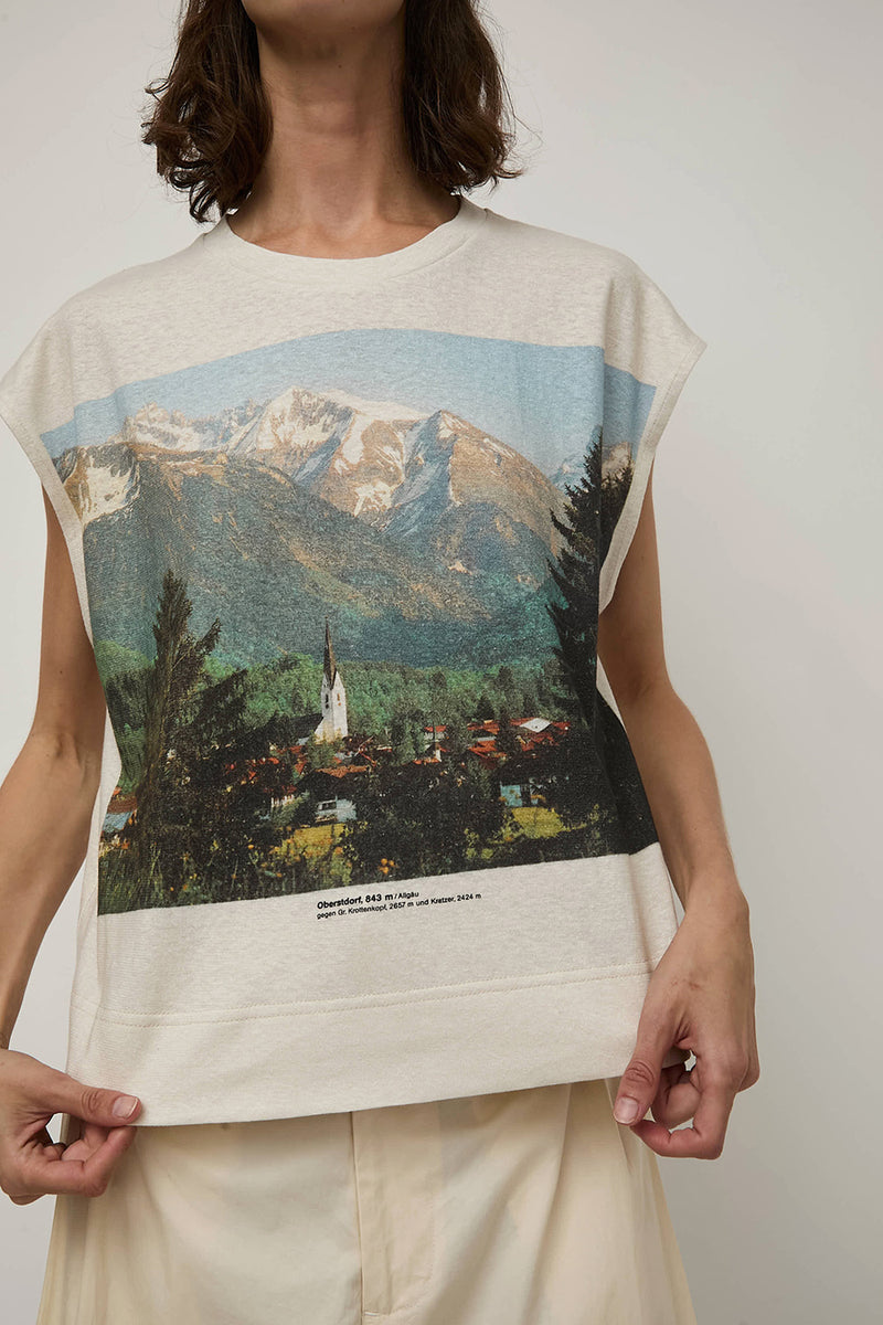 Anntian Tank Top in Print Postcards