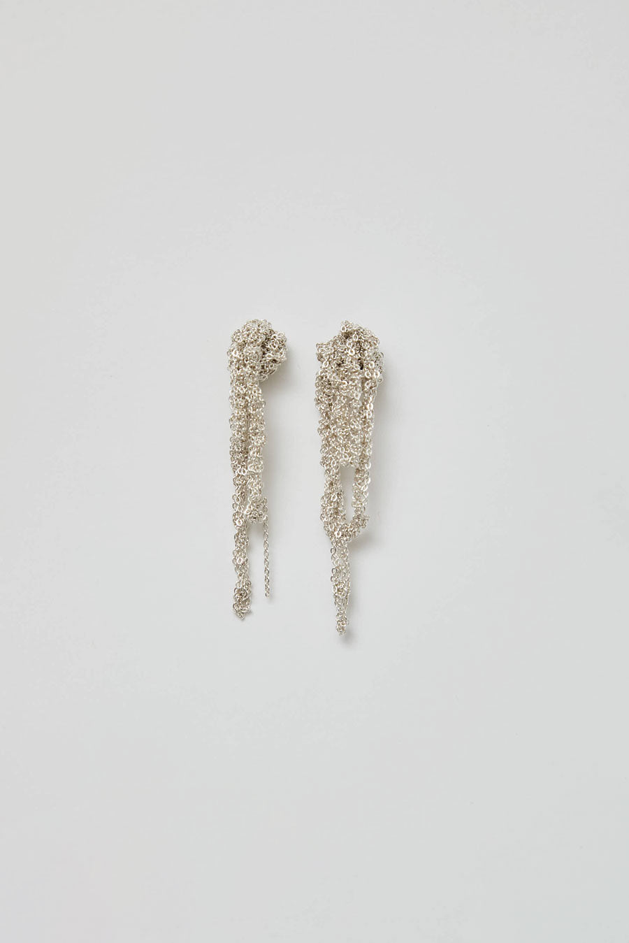 Arielle De Pinto Drip Earrings in Silver