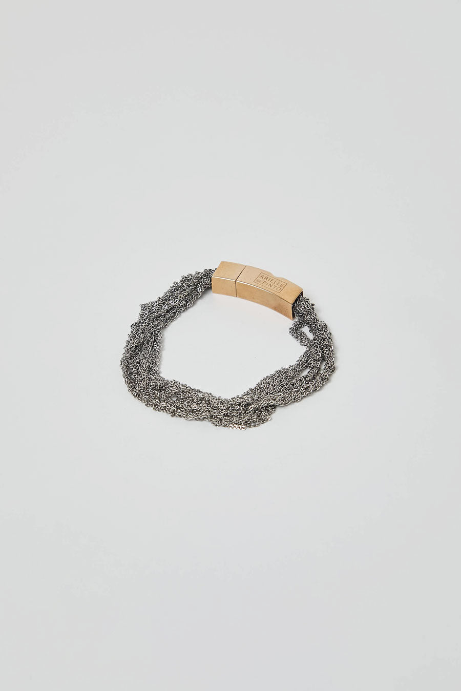 Arielle de Pinto Multi Tress Mini with Push Clasp in Ash