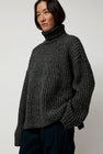 Atelier Delphine Alpaca Rib Turtleneck in Charcoal