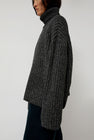 Atelier Delphine Alpaca Rib Turtleneck in Charcoal