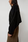 Atelier Delphine Balloon Sleeve Sweater in Black