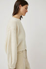 Atelier Delphine Balloon Sleeve Sweater in Cream