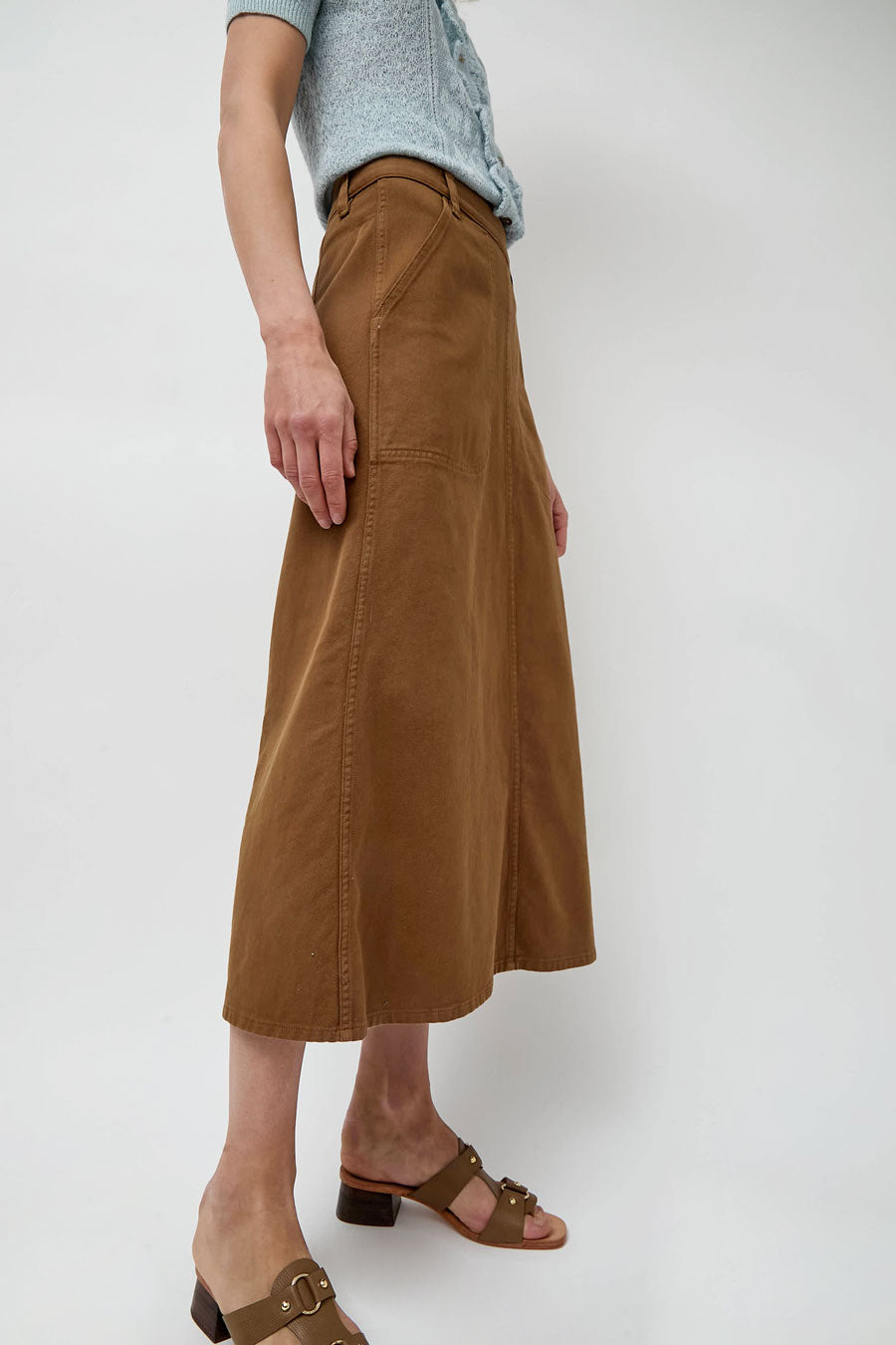 Atelier Delphine Erin Skirt in Summer Brown