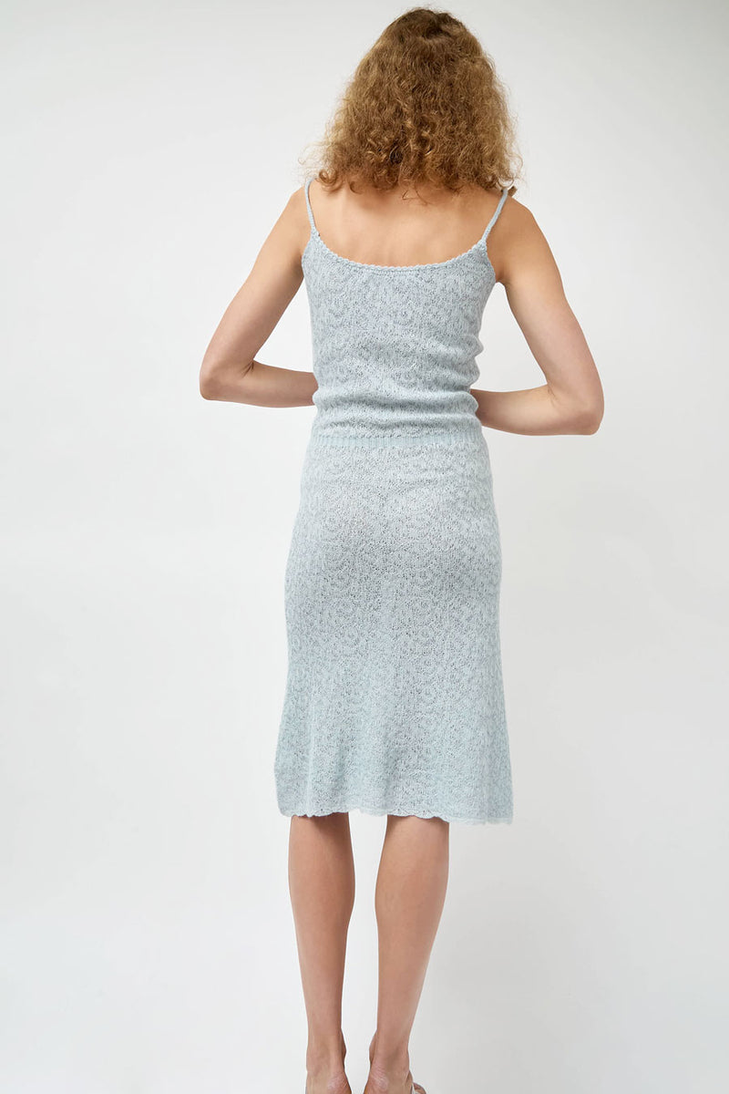 Atelier Delphine Jacquard Cami Dress in Light Blue
