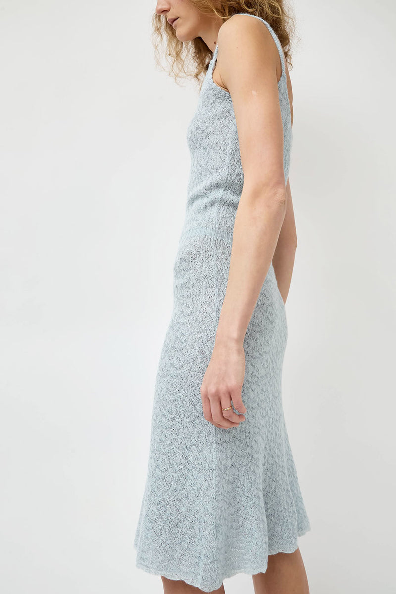 Atelier Delphine Jacquard Cami Dress in Light Blue