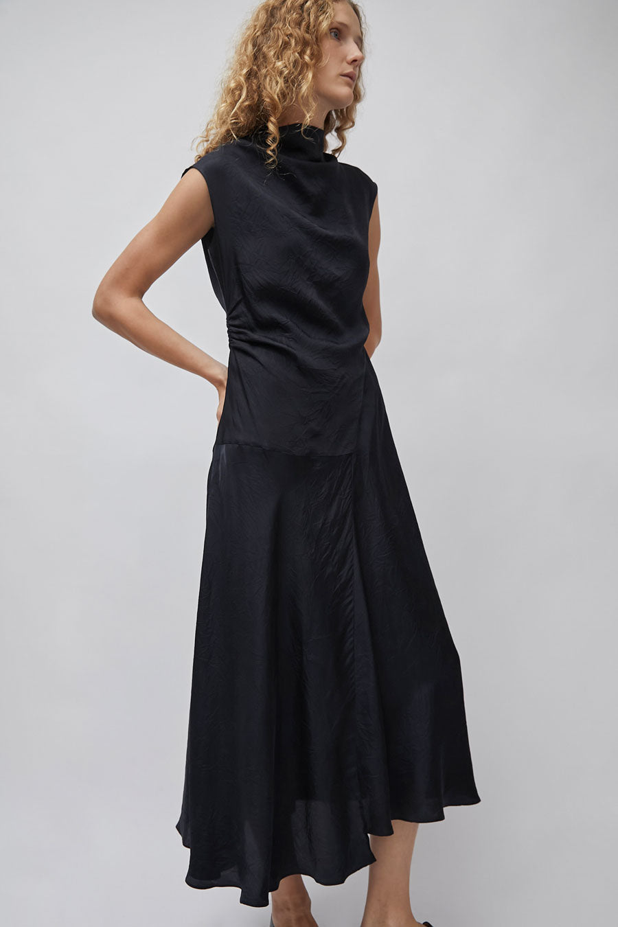 Atelier Delphine Twisted Dress in Black