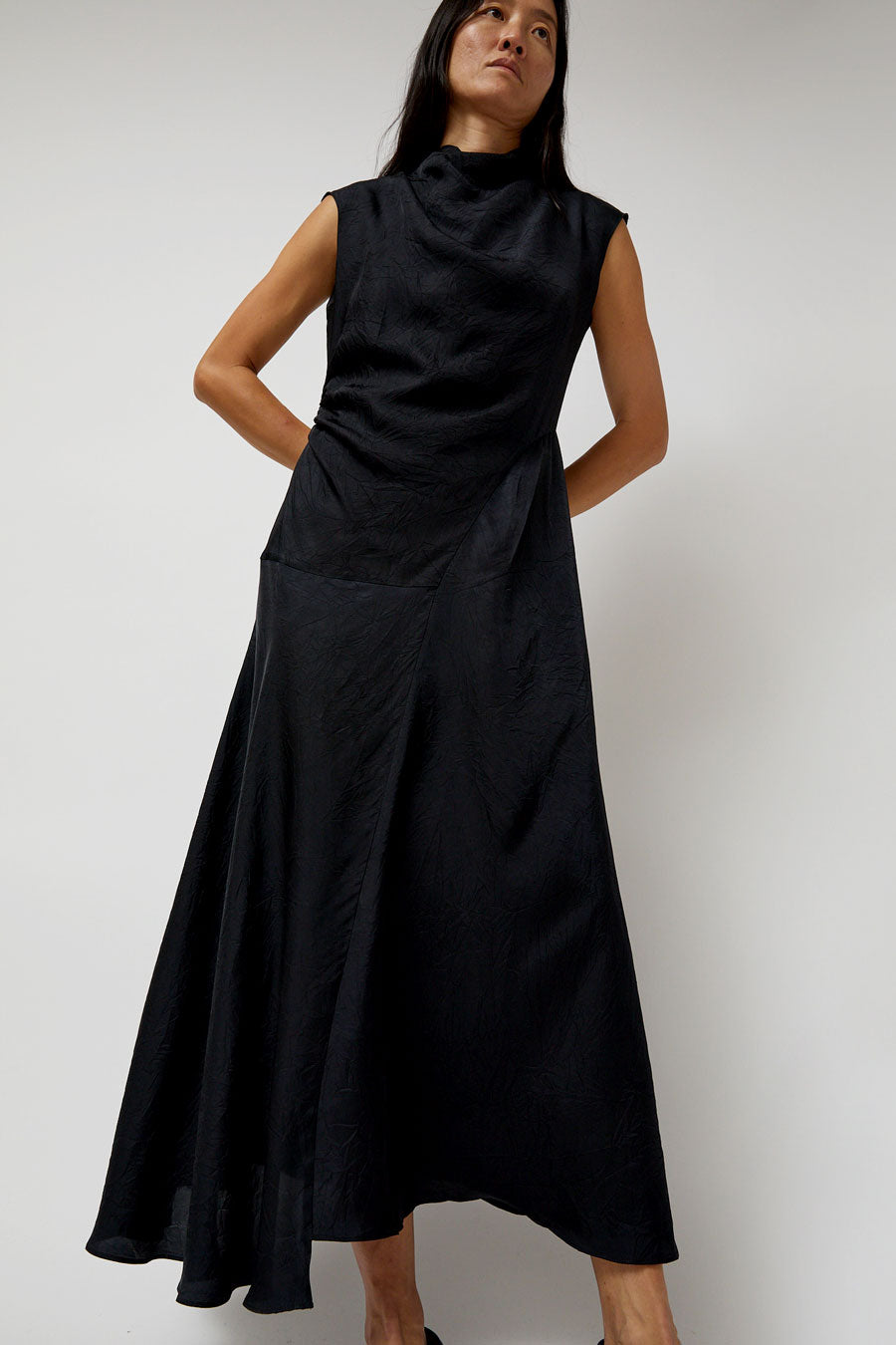 Atelier Delphine Twisted Dress in Black