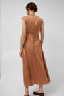 Atelier Delphine Twisted Dress in Camel