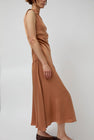 Atelier Delphine Twisted Dress in Camel