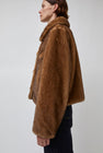 Atelier Edition Eco Fur Jacket in Brown