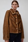 Atelier Edition Eco Fur Jacket in Brown