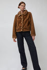 Atelier Edition Eco Fur Jacket in Brown