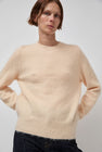 Atelier Edition Mohair Round Neck Knit in Orange