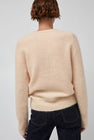 Atelier Edition Mohair Round Neck Knit in Orange