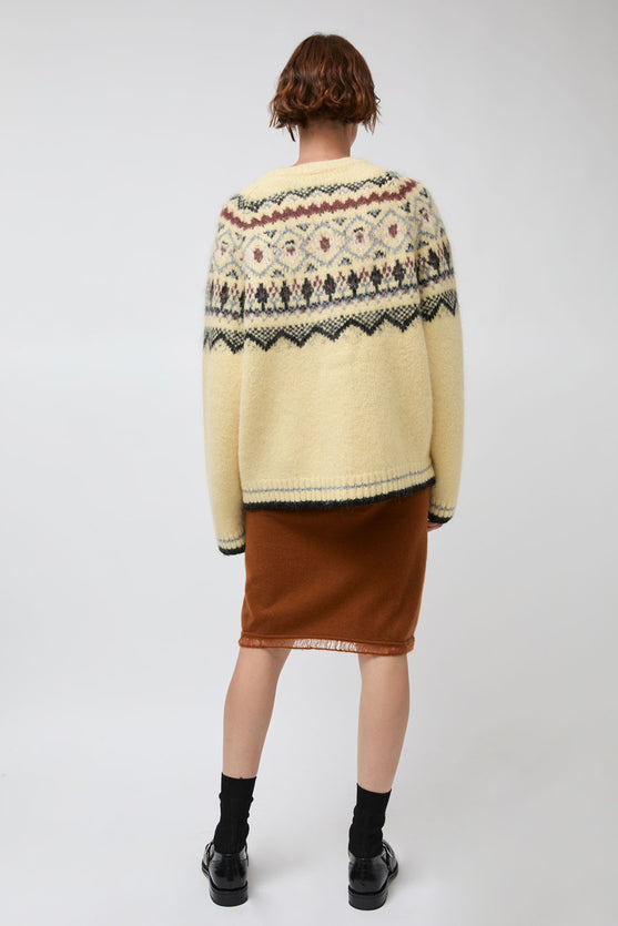 Atelier Edition Nordic Cardigan in Yellow
