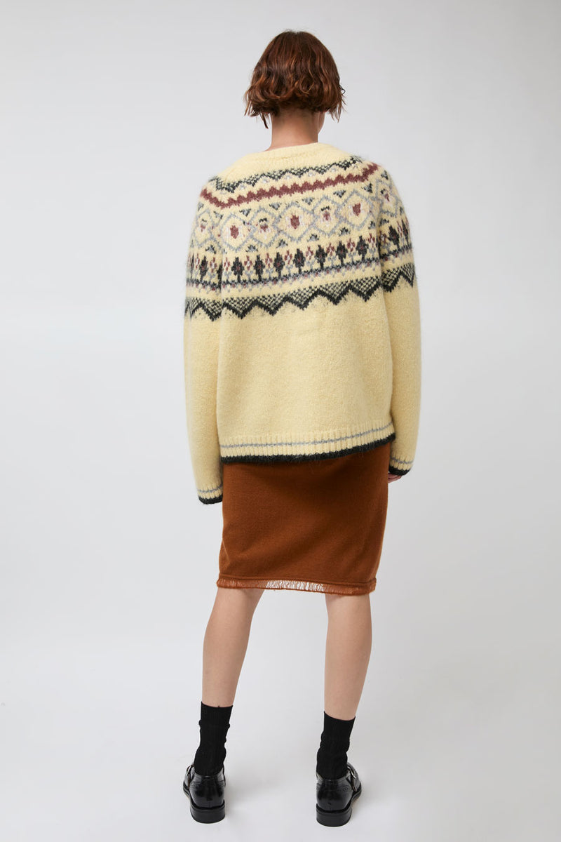 Atelier Edition Nordic Cardigan in Yellow