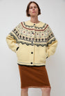 Atelier Edition Nordic Cardigan in Yellow