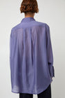 Atelier Edition Sheer Hidden Shirt in Purple
