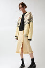 Atelier Edition Shirring Detail Skirt in Yellow