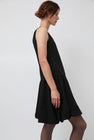 Atelier Edition Square Neck Balloon Dress in Black