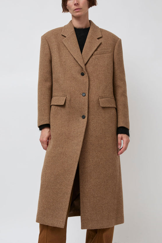 Atelier Edition Wool Single Coat in Camel