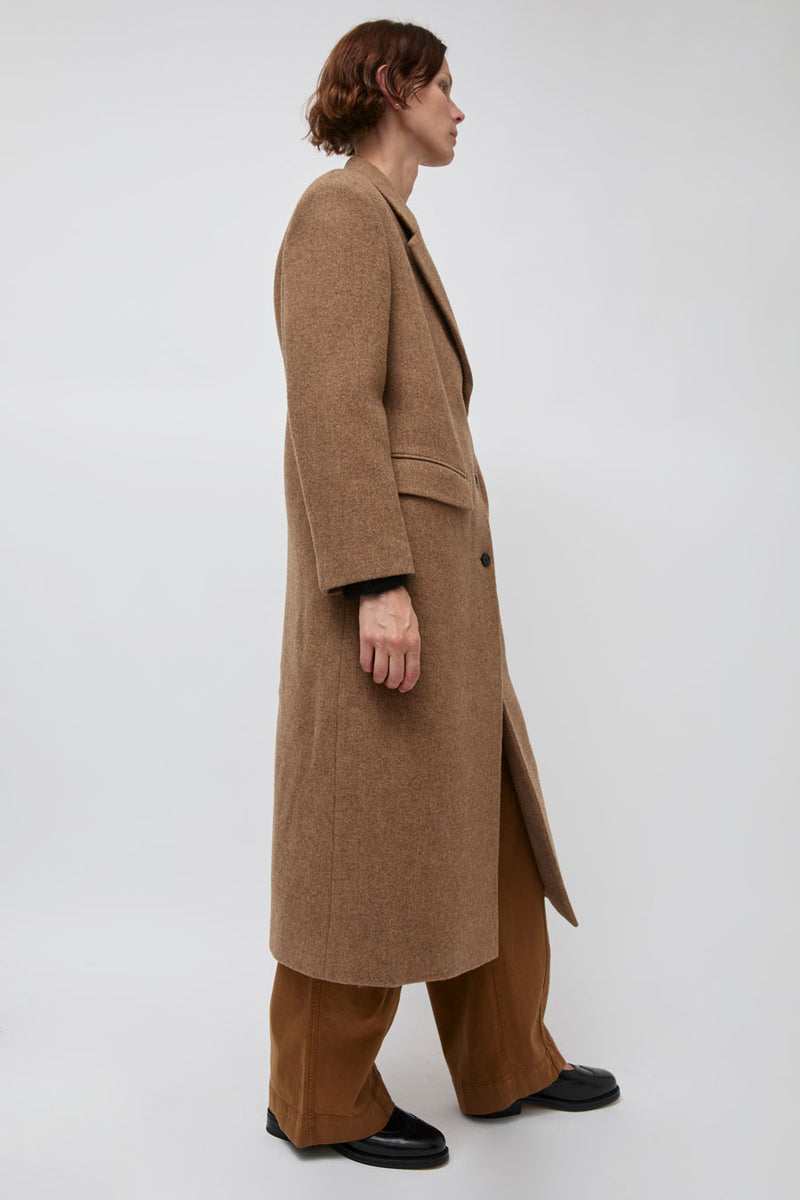 Atelier Edition Wool Single Coat in Camel