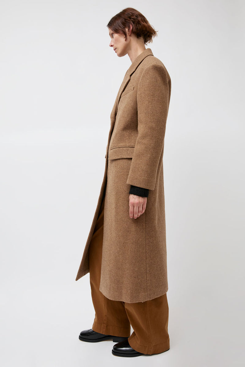 Atelier Edition Wool Single Coat in Camel