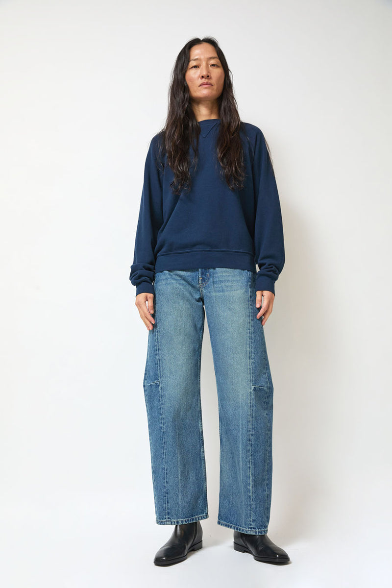 B Sides Arena Crewneck in Marine Overdye