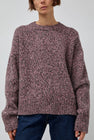 B Sides Braided Lambswool Crew in Etowah Twist